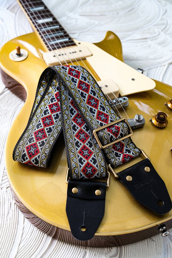 Etsy custom sale guitar strap