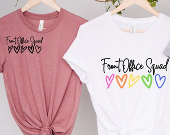 Front Office Squad, SVG/PNG/DXF, Front Office Team Digital Download für T-Shirts, Tassen, etc.