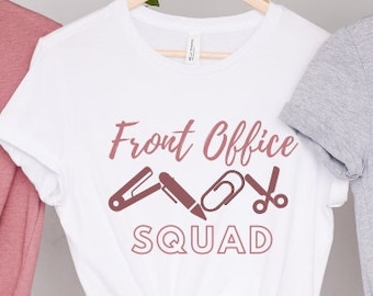 Front Office Squad SVG PNG Schulpersonal für süße T-Shirts, Tassen, etc.