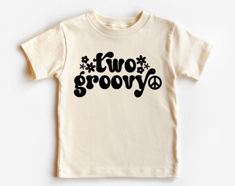 Two Groovy SVG - Retro SVG - 2nd Birthday SVG - Birthday Girl svg - Tshirt svg  - 2nd Birthday Shirt