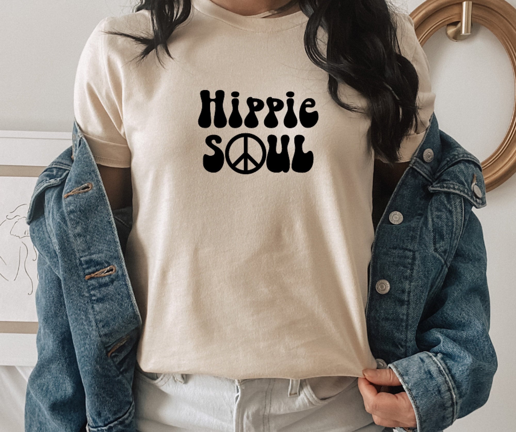 Hippie Soul SVG Hippie Retro Groovy SVG Peace Sign SVG Mom Svg Boho Svg ...