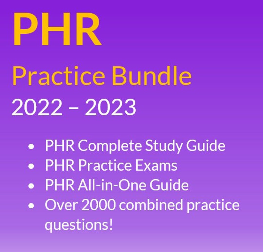 PHR: Ultimate Practice Bundle - Etsy