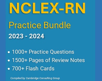 NCLEX-RN Practice Bundle (2023 - 2024 Edition!)
