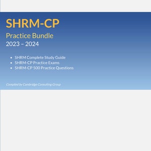 SHRM-CP: Ultimate Practice Bundle (2023 - 2024 Edition)