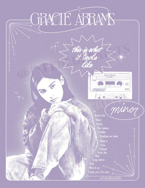 グレイシーエイブラムス-ThisIs WhatItFeelsLike特注ポスター Gracie “this is What It Feels Like” Digital Poster, Digital