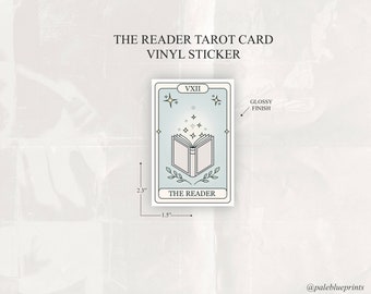 The Reader, tarot car vinyl sticker