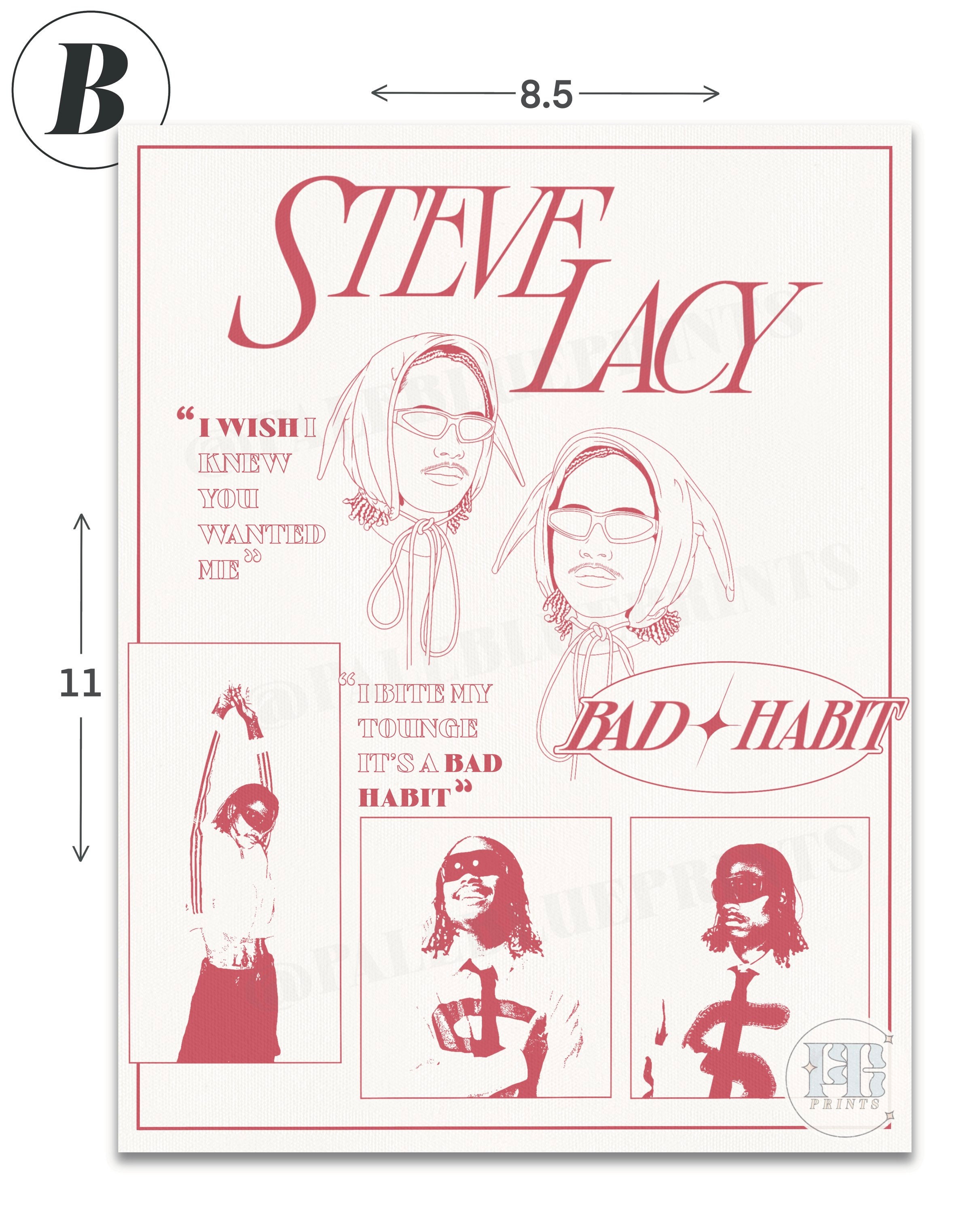 Steve Lacy, Gemini Rights poster print set