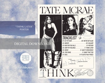 Think Later digital poster, digital download