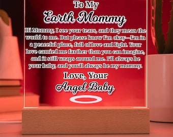 Memorial Necklace for Mom – Miscarriage Gift with Message Card | Pregnancy Loss, Angel Baby Gift, Sympathy Gift, Remembrance Jewelry