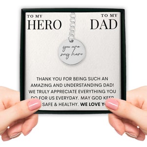 Portachiavi con messaggio personalizzato scritto a mano per la festa del papà, confezione regalo/regalo per il marito neopapà