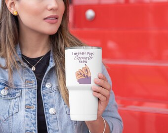 Stylish Women's Travel Tumbler With Handle Gift For Her Swift Lover Midnights