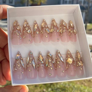 Extra glam champagne gold set