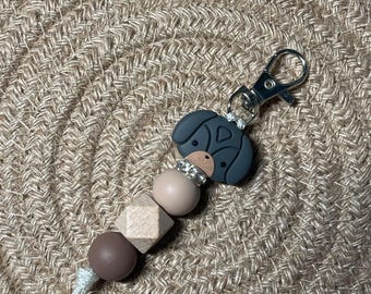 Dog Beaded Keychain