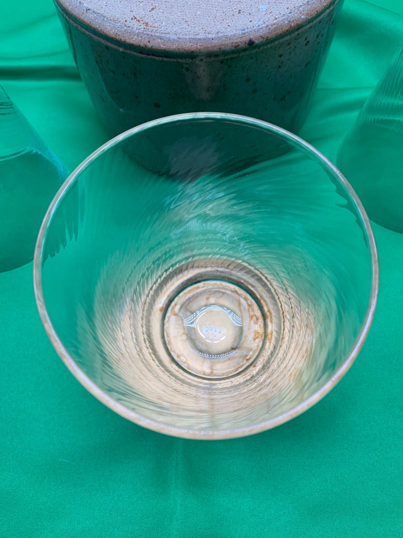 Williams Sonoma Optic Swirl Old Fashioned Glasses