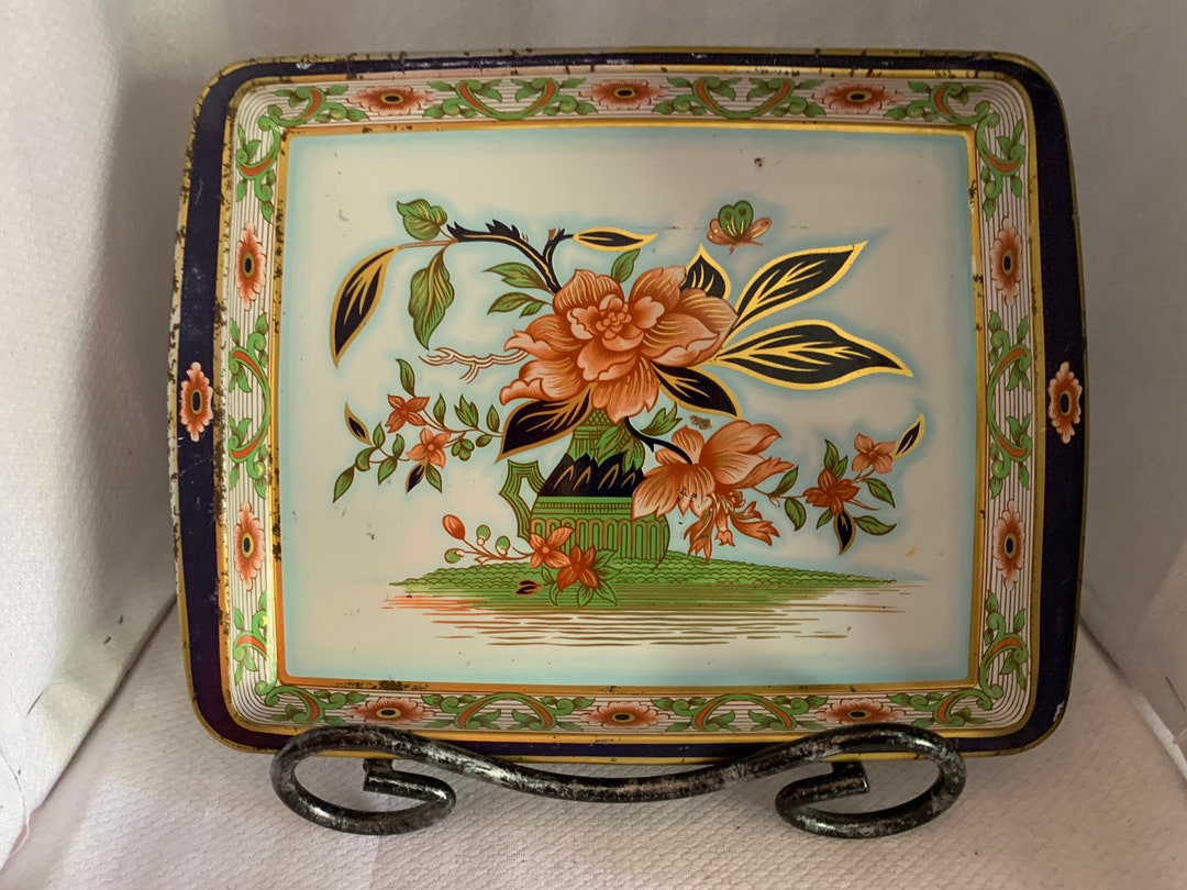 Small Decorative Tin Tray Made in England. Etsy