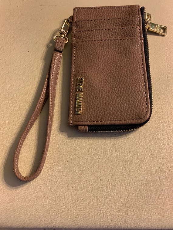 Steve Madden card and wallet wristlet in a dark t… - image 8