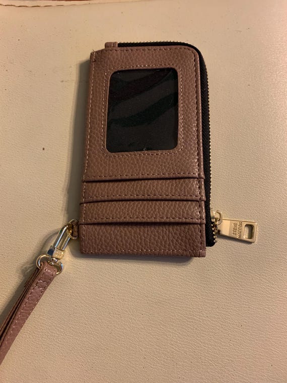 Steve Madden card and wallet wristlet in a dark t… - image 2