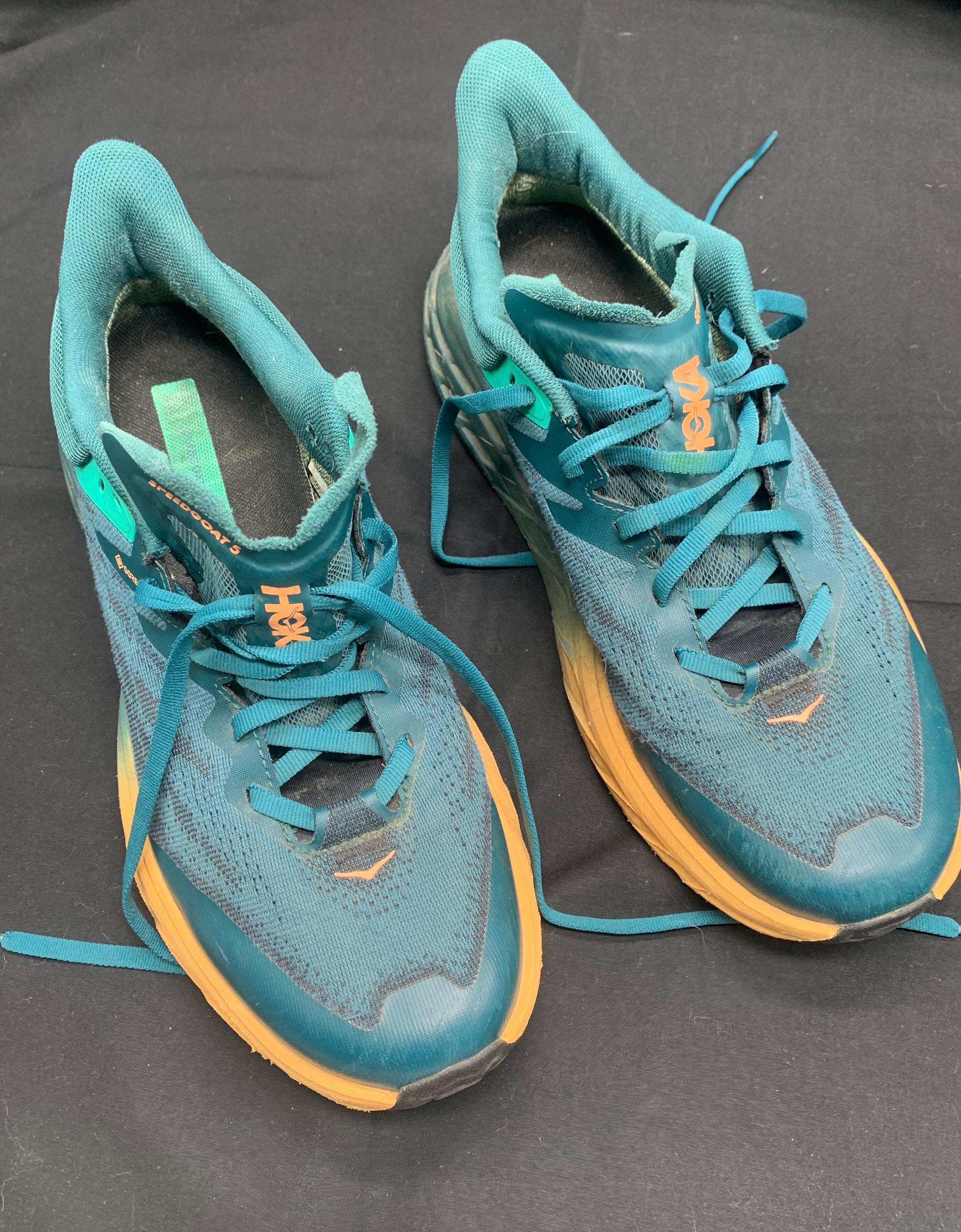 Hoka One One MEN Shoes Bondi 8 CSAA 1127952 Blue/Pink Gym Workout Size 9.5D Hoka One One Womens Bondi 8 1127952 SSK Blue | Mercari main image 2