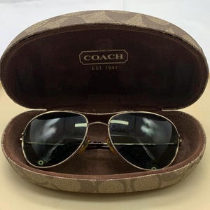 Vintage Coach Glasses Case - Etsy