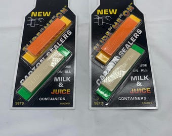 A set of two carton sealers from the 90’s.