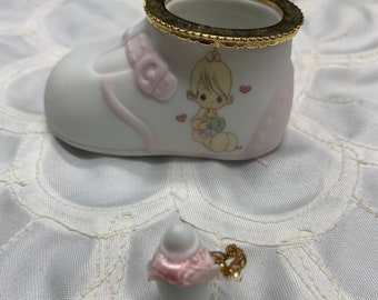 Vintage Precious Moments Figure *baby's First Christmas 1993 (girl) by ...