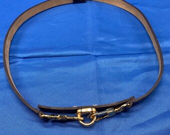 A Leather Belt in Small, by Rachel Zoe. - Etsy display picture 3