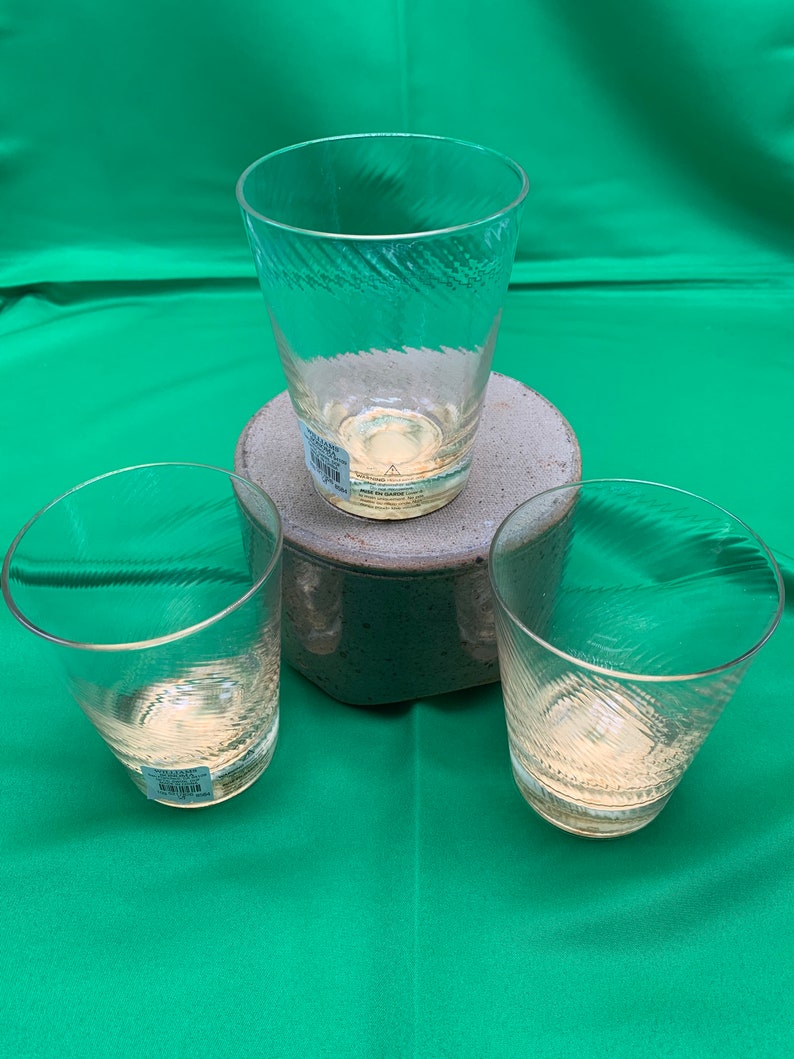 Williams Sonoma Optic Swirl Old Fashioned Glasses - Thumbnail 3