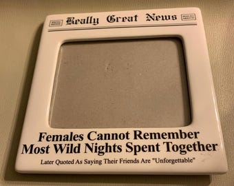 A funny frame in a newspaper article!