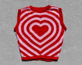 Heart Vest PATTERN Etsy