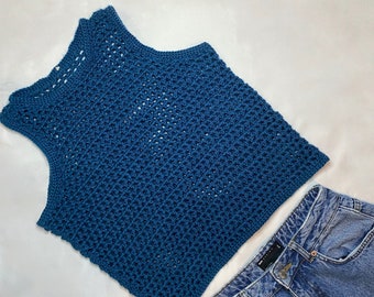 Mesh Crochet Tank Top PATTERN