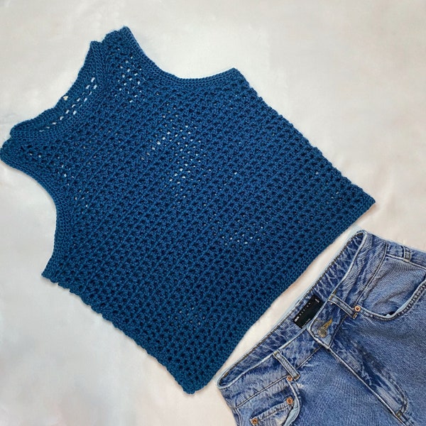 Mesh Crochet Tank Top PATTERN