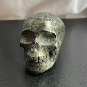 Marcasite Hand Carved Skull!