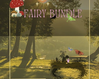 Mini Crystal Fairy Set, Pick Your Own, Magical Fairy Altar, Connect With Fairies! Fae Energy, Gnomes, Dragons, Animals, Mushrooms!