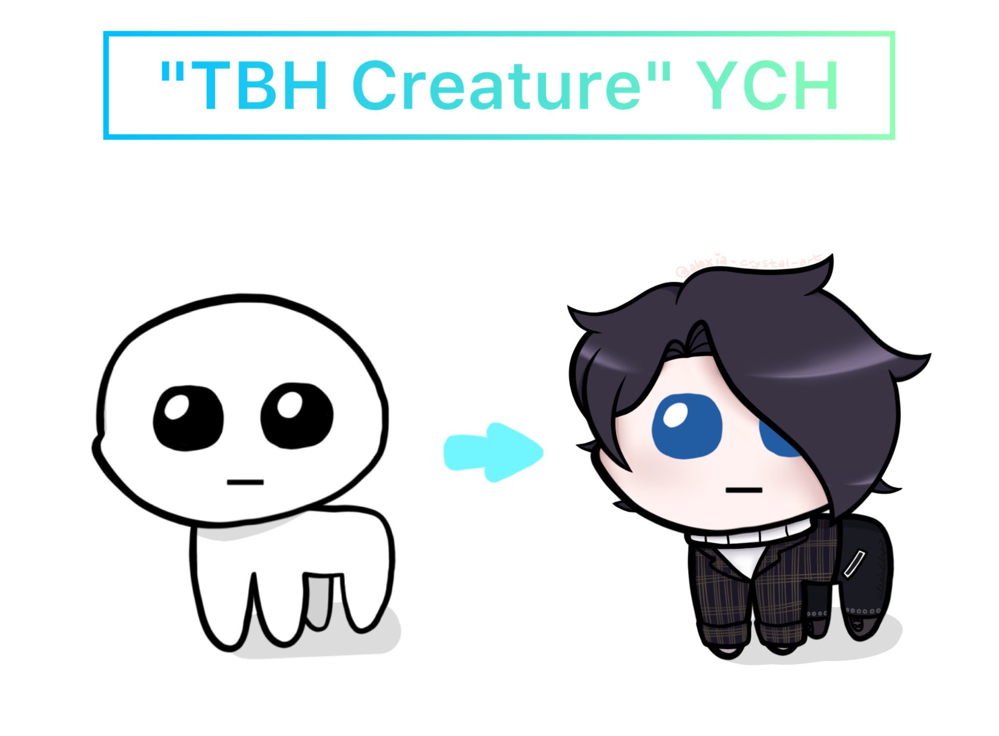 Tbh/autism Creature YCH Digital Art Meme for Oc/dnd 