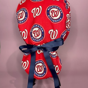 DC Baseball Ponytail Scrub Cap - Cotton Surgical Cap