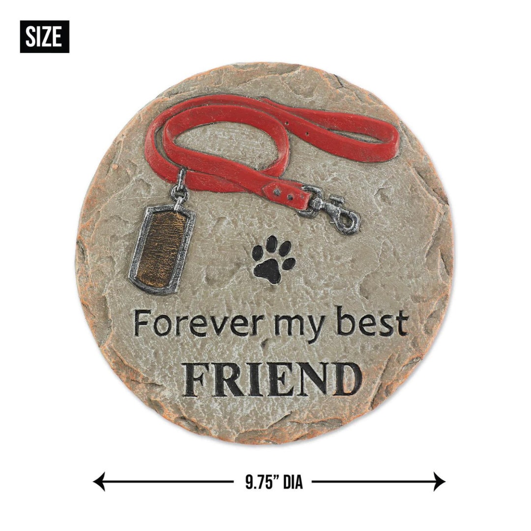 Forever My Best Friend Pet Memorial Stepping Stone Garden Etsy