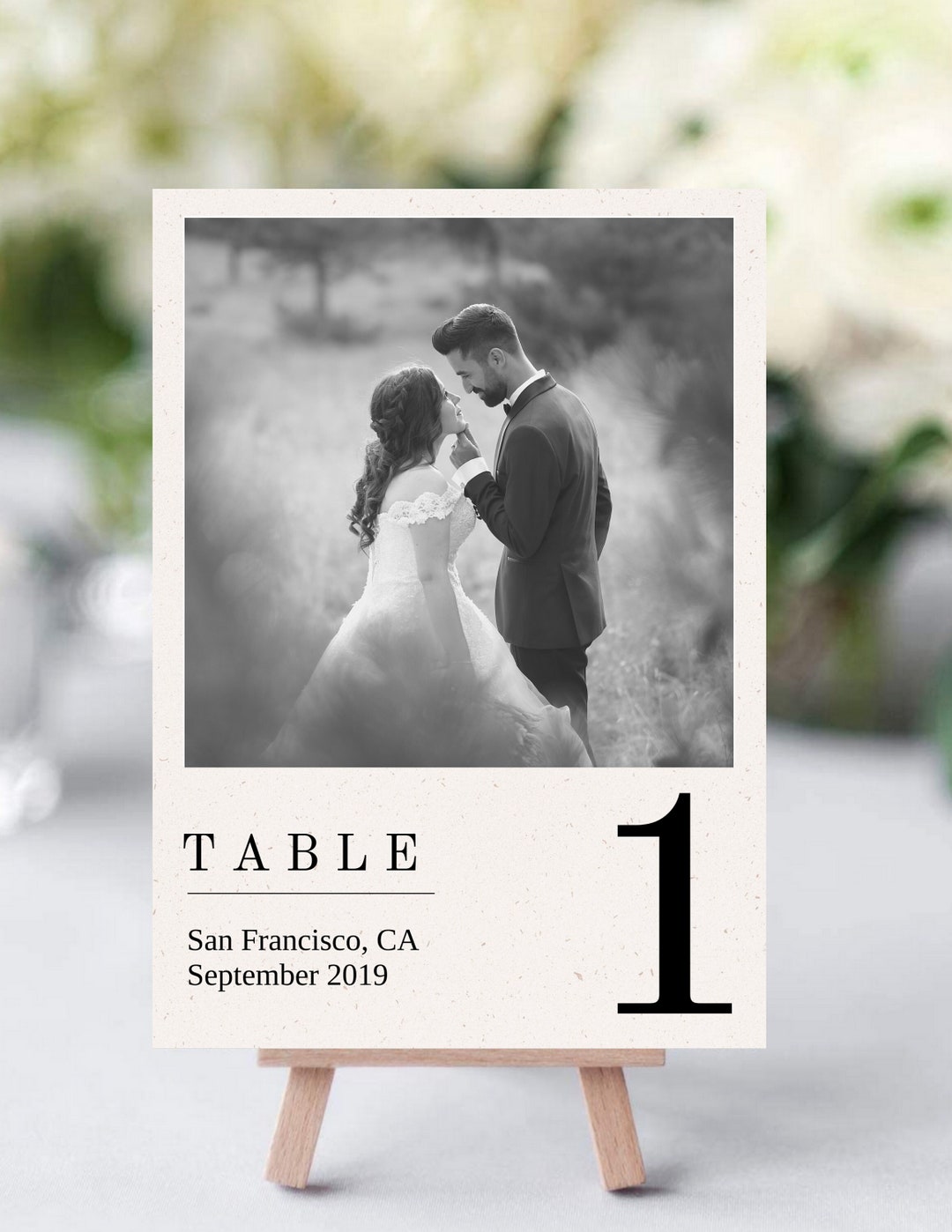 Customizable Table Numbers Template [elegant], Table Decor, Modern ...