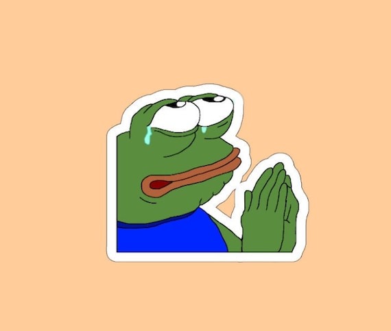 Pepe Pray Pepe the Frog Meme - Etsy