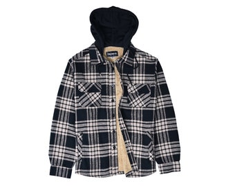Flannel Hoodie Men's - Etsy