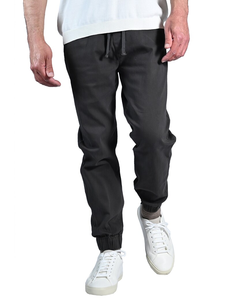 Mens Chino Jogger Pants Soft and Stretch Etsy