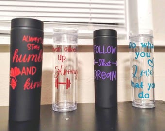 Vasos inspiradores, vasos negros, vasos transparentes, vasos de 16 oz, vasos con tapa, vasos con pajita, vasos, vasos delgados