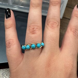 Braided Bead Wire Wrapped Ring