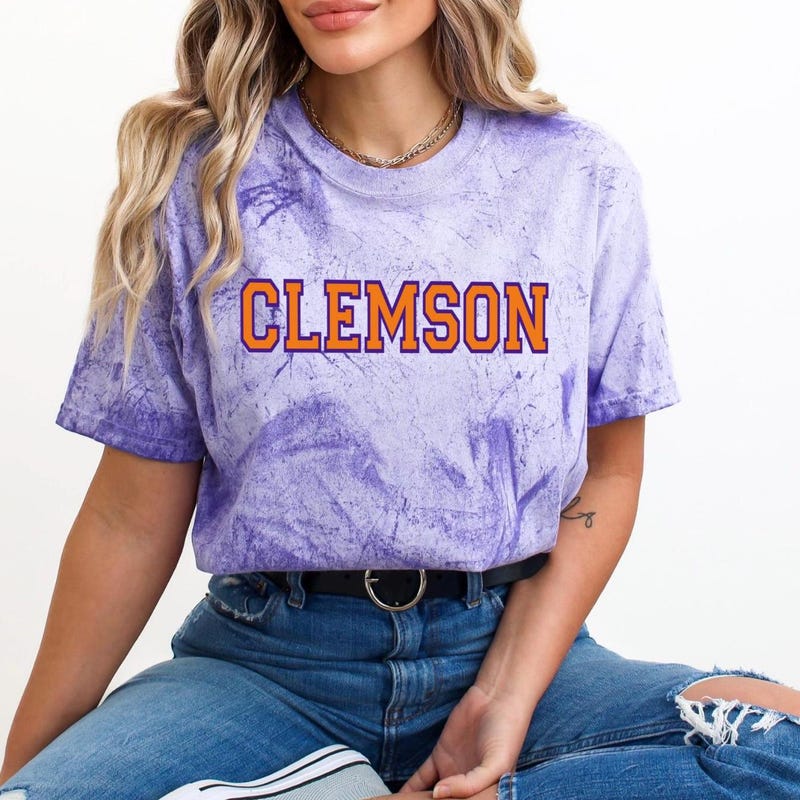 Clemson Game On Front Knot Tee main image 1
