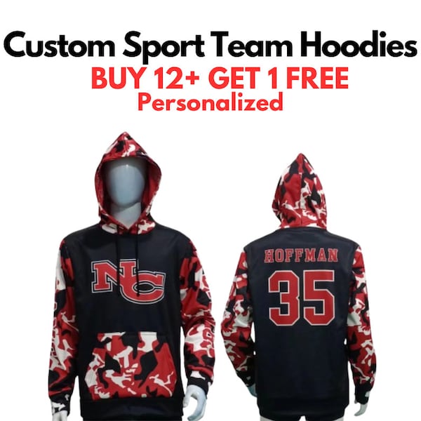Custom Baseball Team Hoodies Etsy