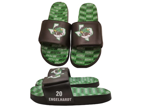 Personalized Slides, Custom Logo Sports Team Slides, Design Your Own Slides, Custom Slide Sandals, Baseball, Hockey, Cheer, Gymnastics, Lax