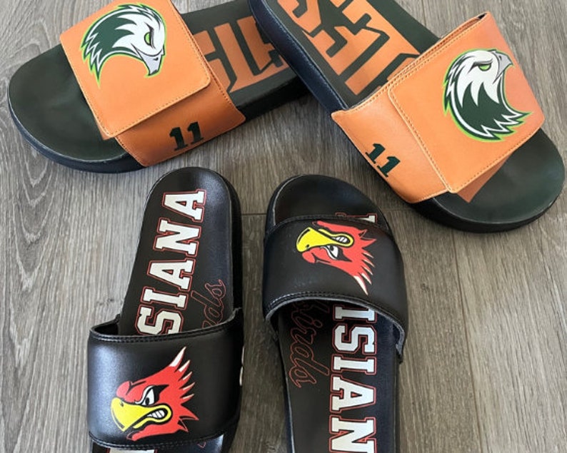 custom slide sandals