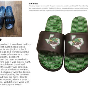 custom slides reviews Etsy