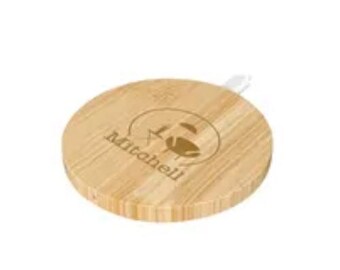 2026 HOTTEST Eco-Chic 15W Round Bamboo Wireless Charger — Fast & Cable-Free Power