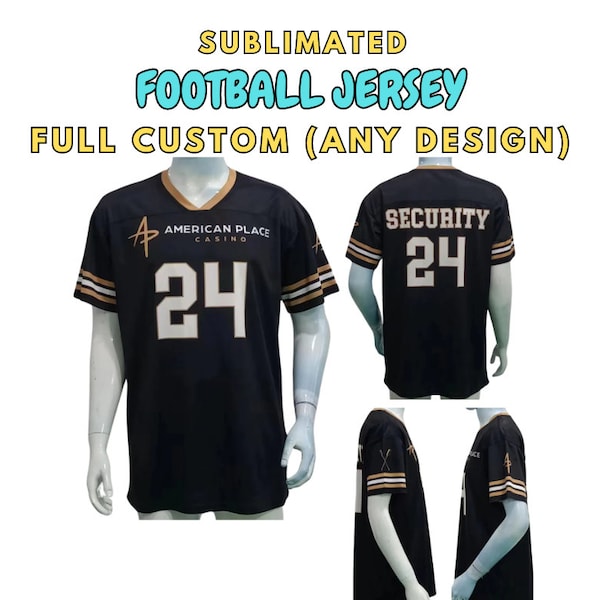 Custom Football Fan Jersey, Football Jersey, Football Spirit Jersey, Add Team and Number, Design your Own Football Jersey, Personalized tee