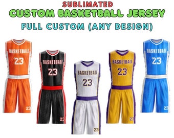 Camiseta de baloncesto sublimada, uniforme de baloncesto, nombre y número, camiseta personalizada, uniforme gráfico, uniforme de equipo, ropa de baloncesto,